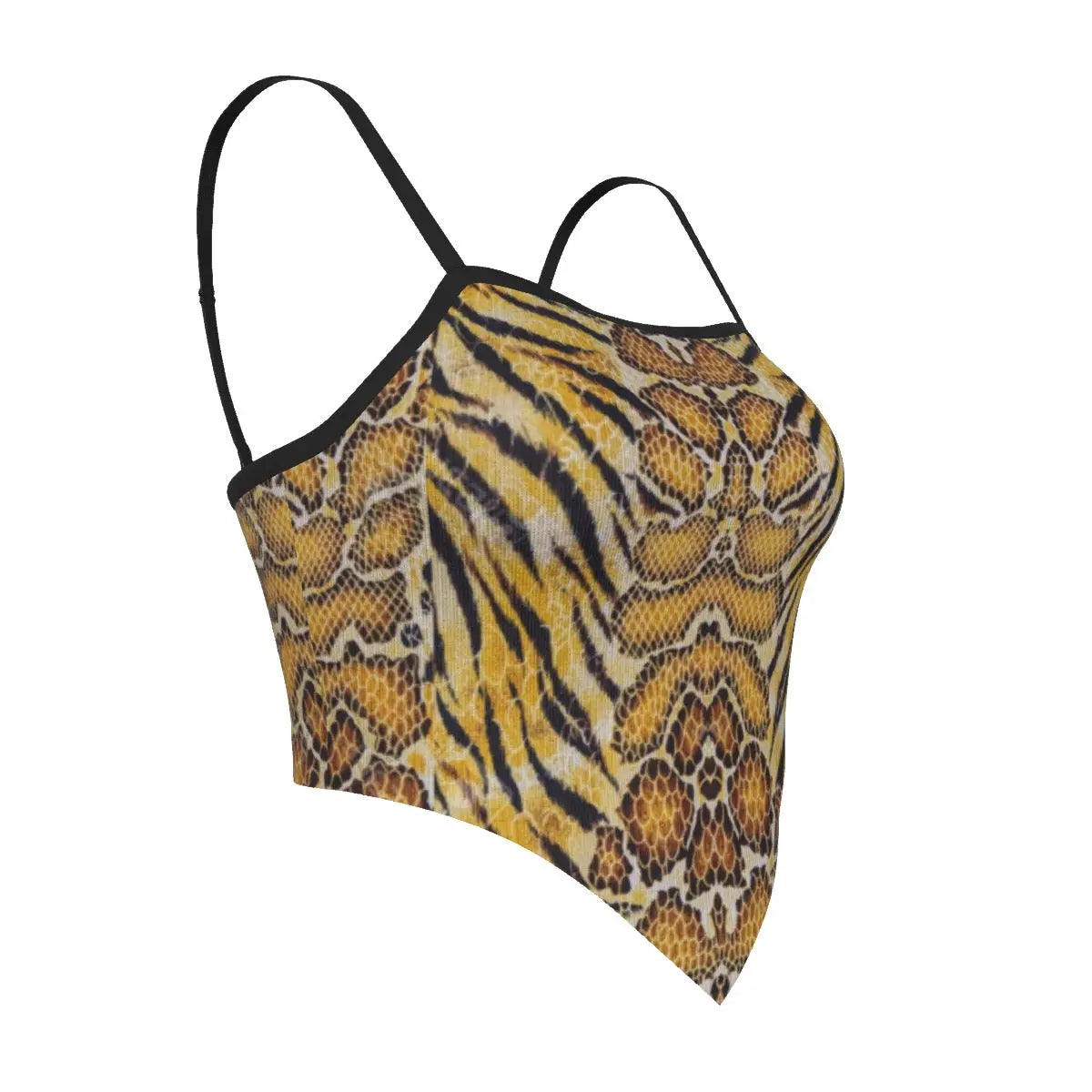Tiger Skin All Over Design Wild Strength Cami Tube Top My Store By Ari Island