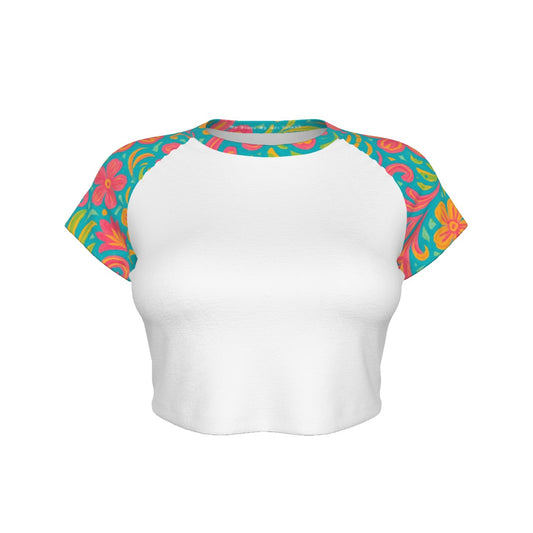 Tropic Trim Cropped Tee