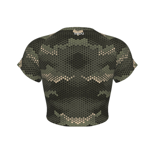 Island Terrain Raglan Cropped Tee