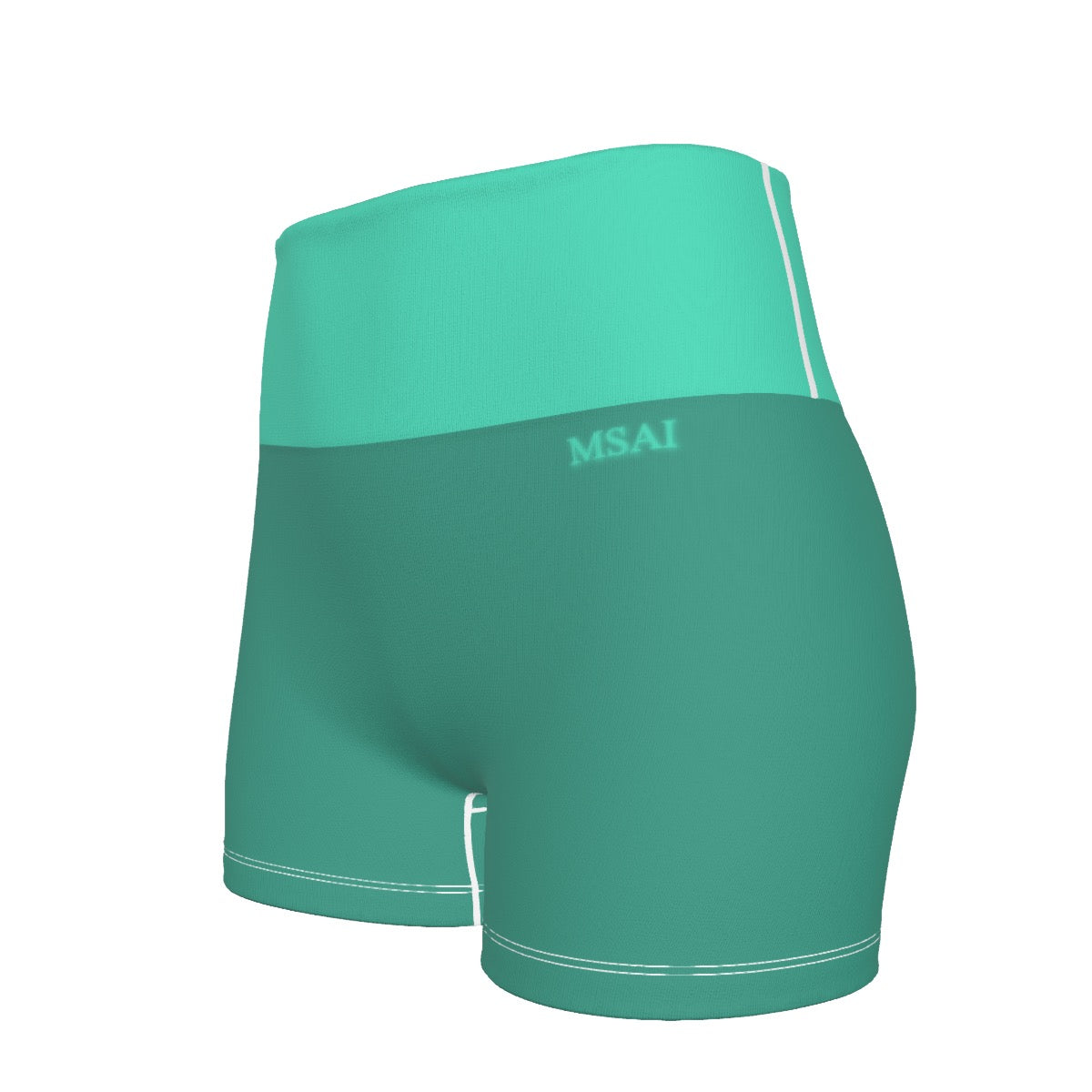 Ocean Breeze MSAI Ultra-Short Yoga Shorts