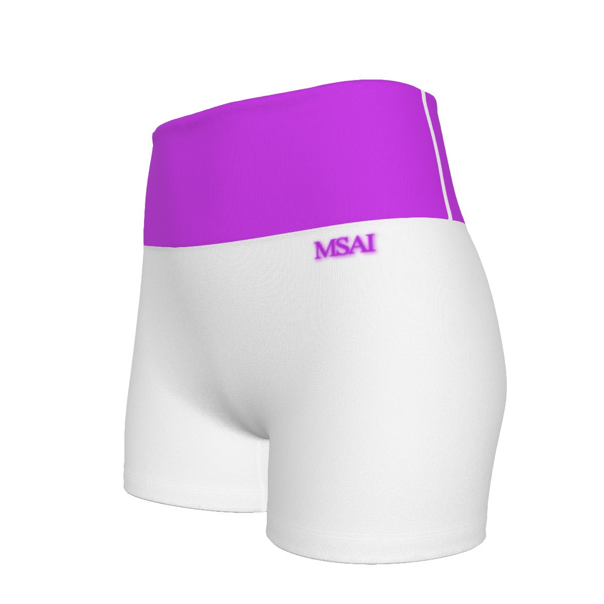 Peace 24/7 Ultra-Short Yoga Shorts - Purple