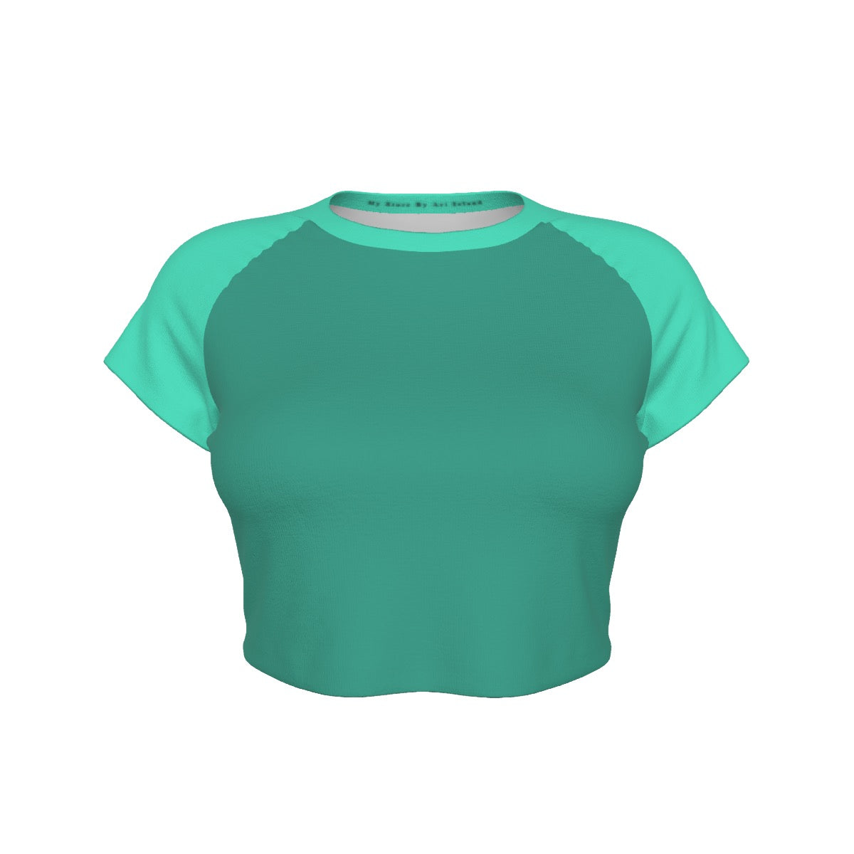 Ocean Breeze MSAI Raglan Cropped T-shirt