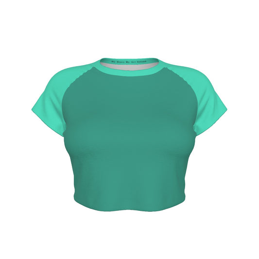 Ocean Breeze MSAI Raglan Cropped T-shirt