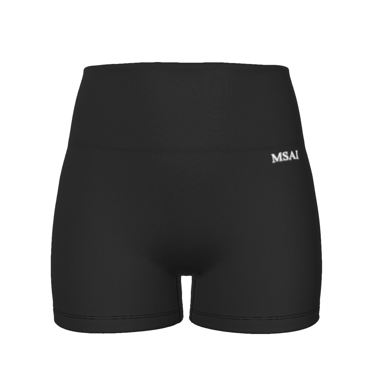 Black MSAI Ultra-Short Yoga Shorts