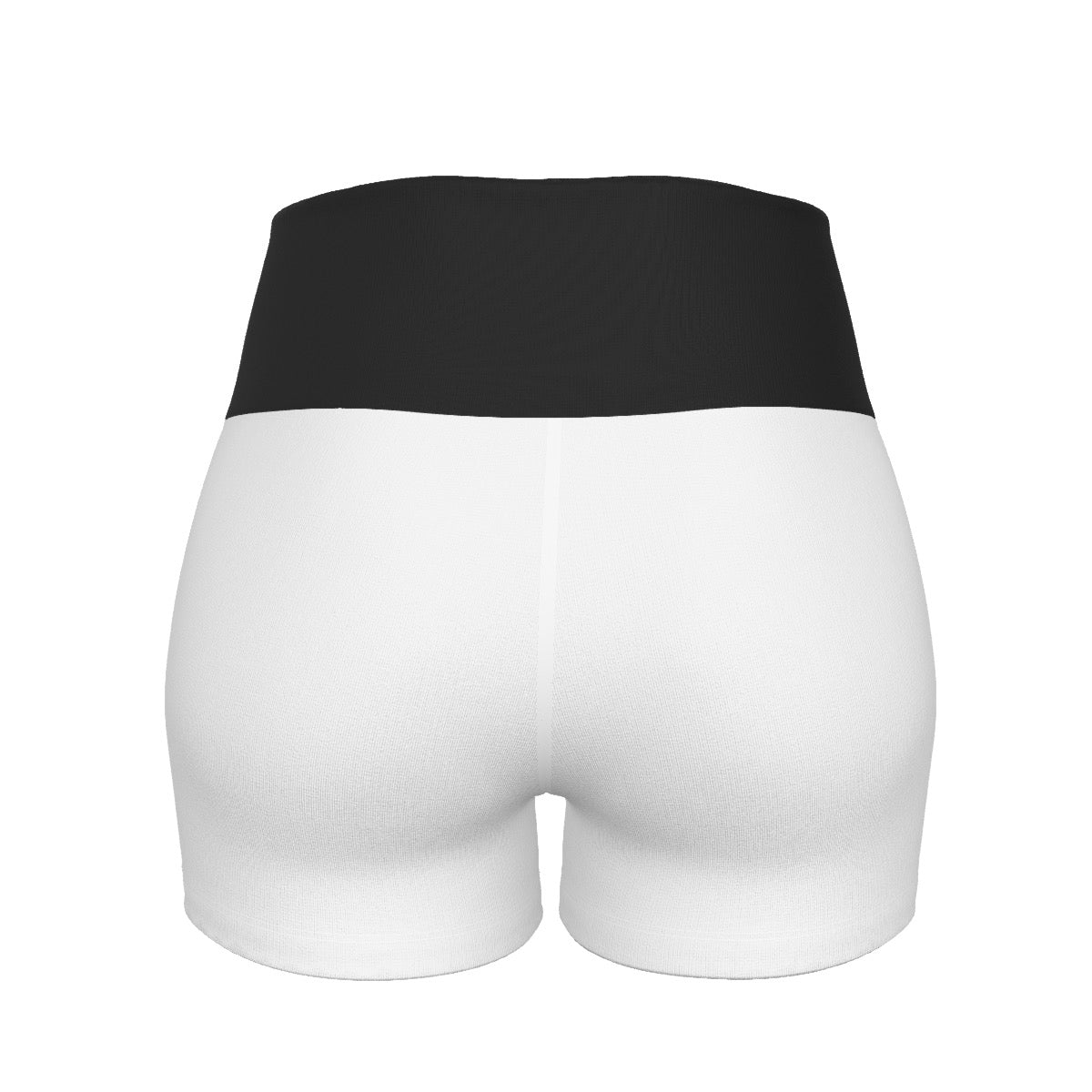 Black & White MSAI Ultra-Short Yoga Shorts