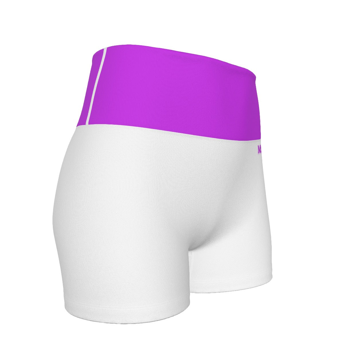 Peace 24/7 Ultra-Short Yoga Shorts - Purple