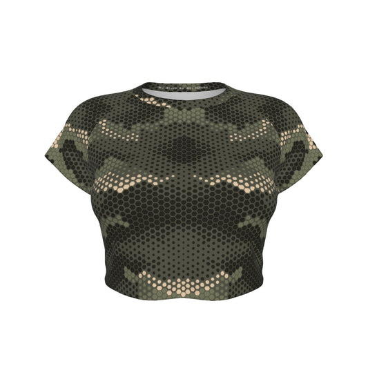 Island Terrain Raglan Cropped Tee