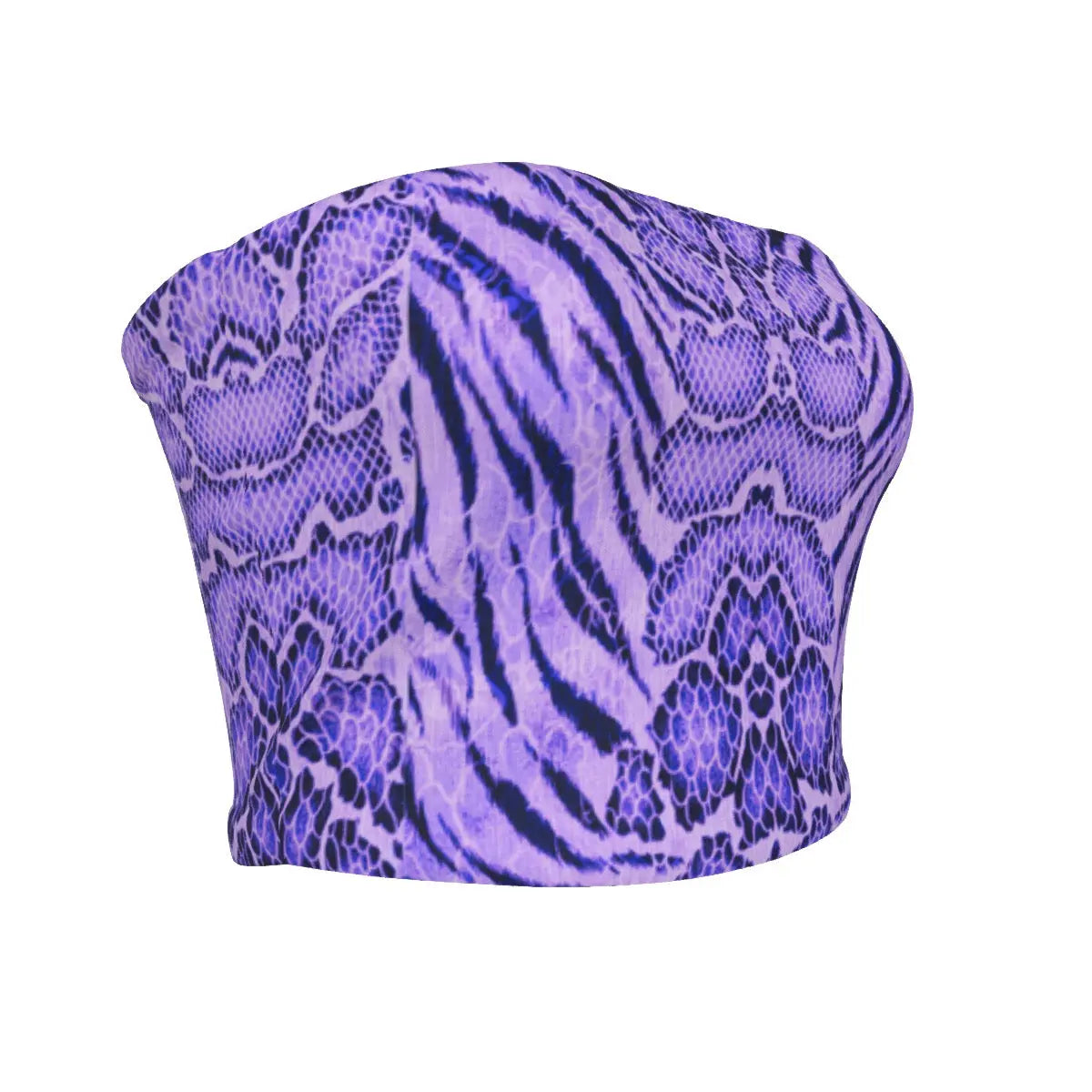 Amethyst Tiger Skin All Over Design Tube Top My Store By Ari Island