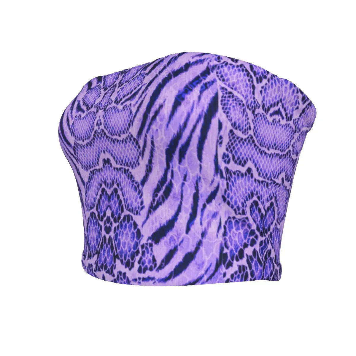 Amethyst Tiger Skin All Over Design Tube Top My Store By Ari Island