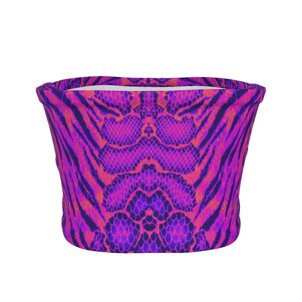 Outrun Tiger Skin All-Over Design Tube Top My Store By Ari Island