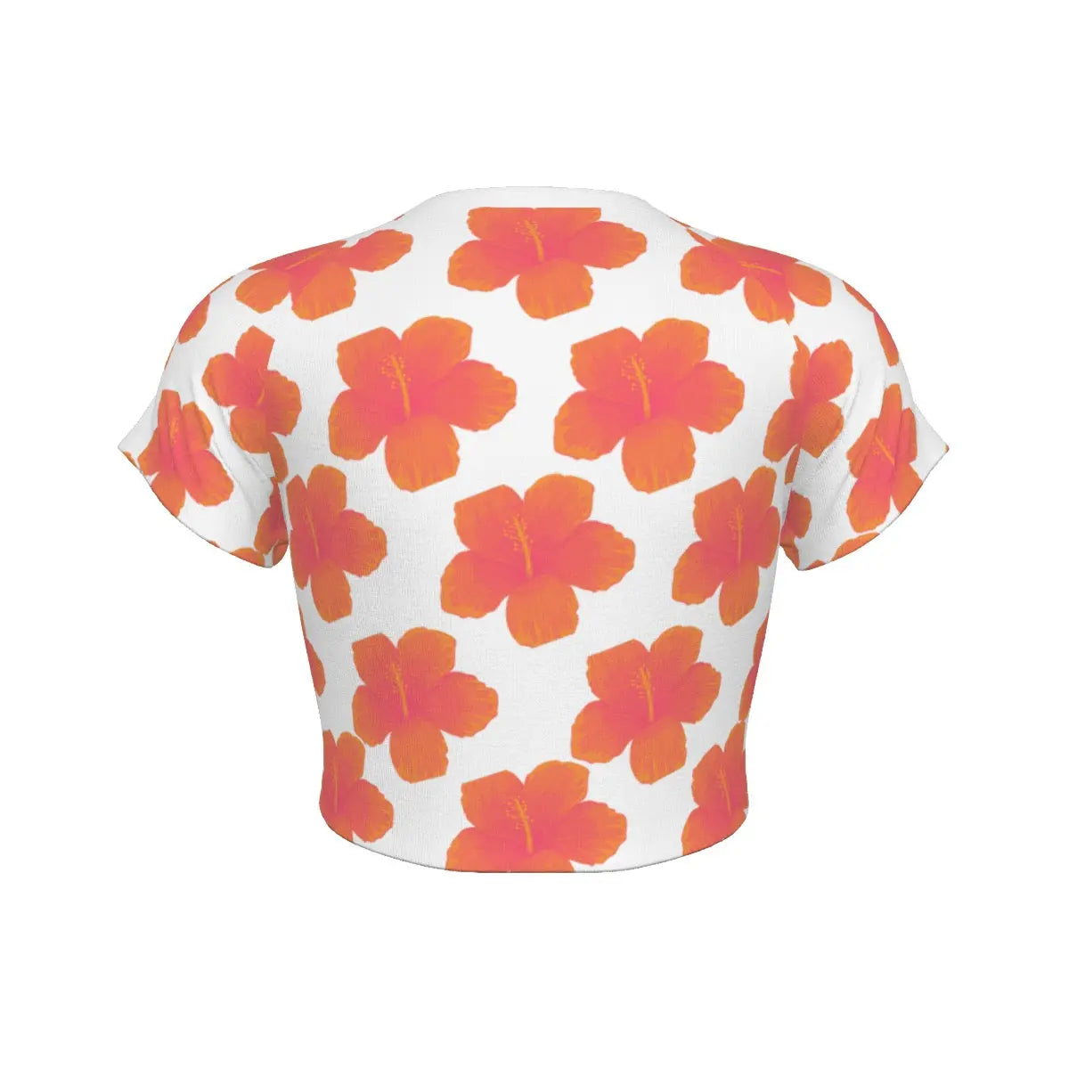 Pomelo Hawaiian Floral Raglan Cropped T-Shirt My Store By Ari Island