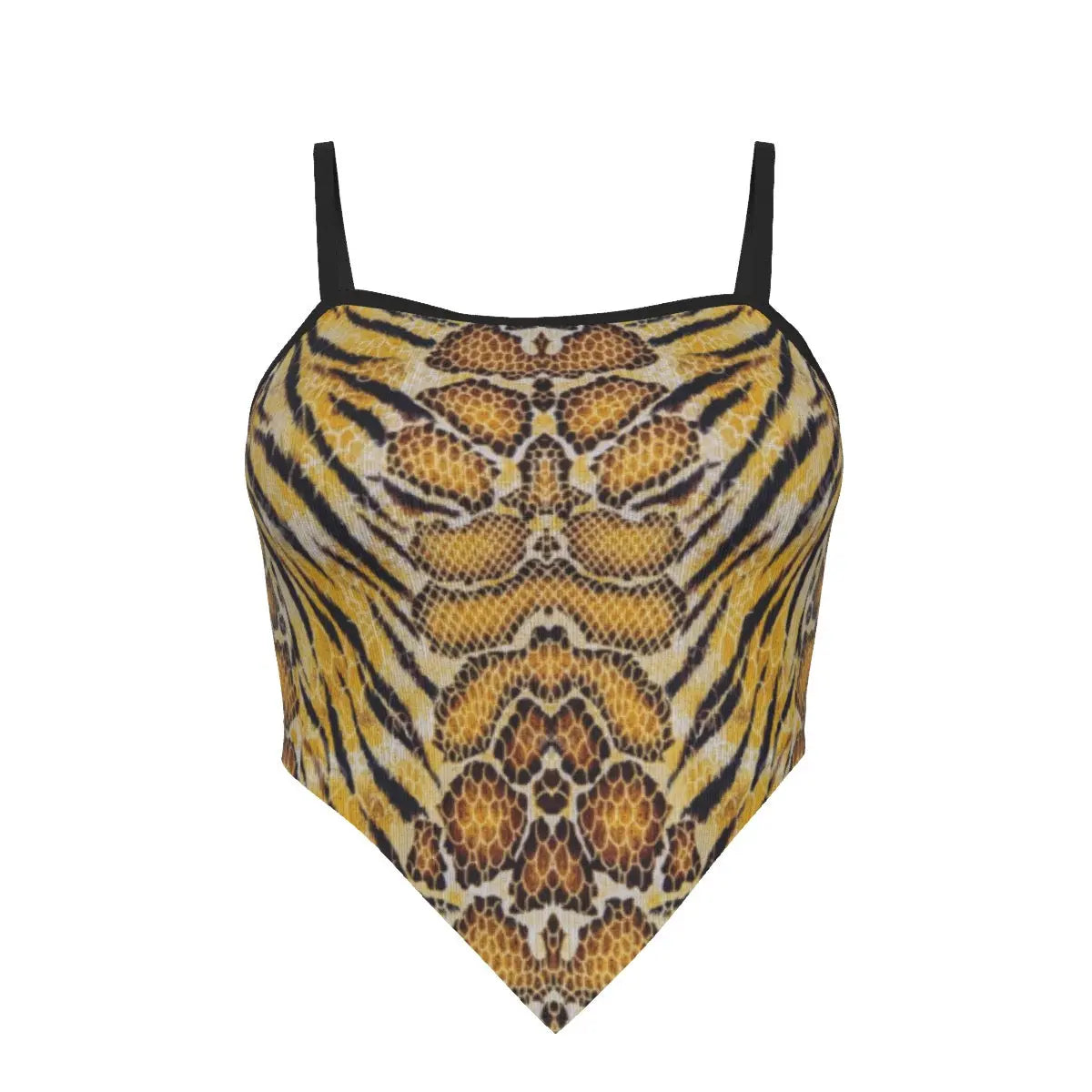 Tiger Skin All Over Design Wild Strength Cami Tube Top My Store By Ari Island