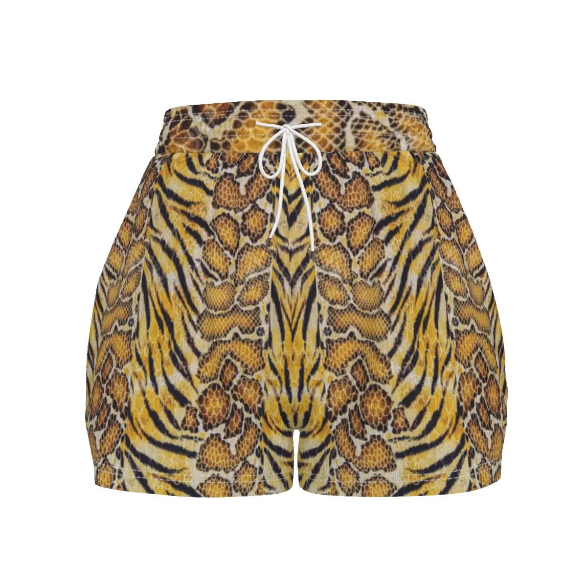 Tiger’s Embrace Casual Shorts – Bold Back Design My Store By Ari Island