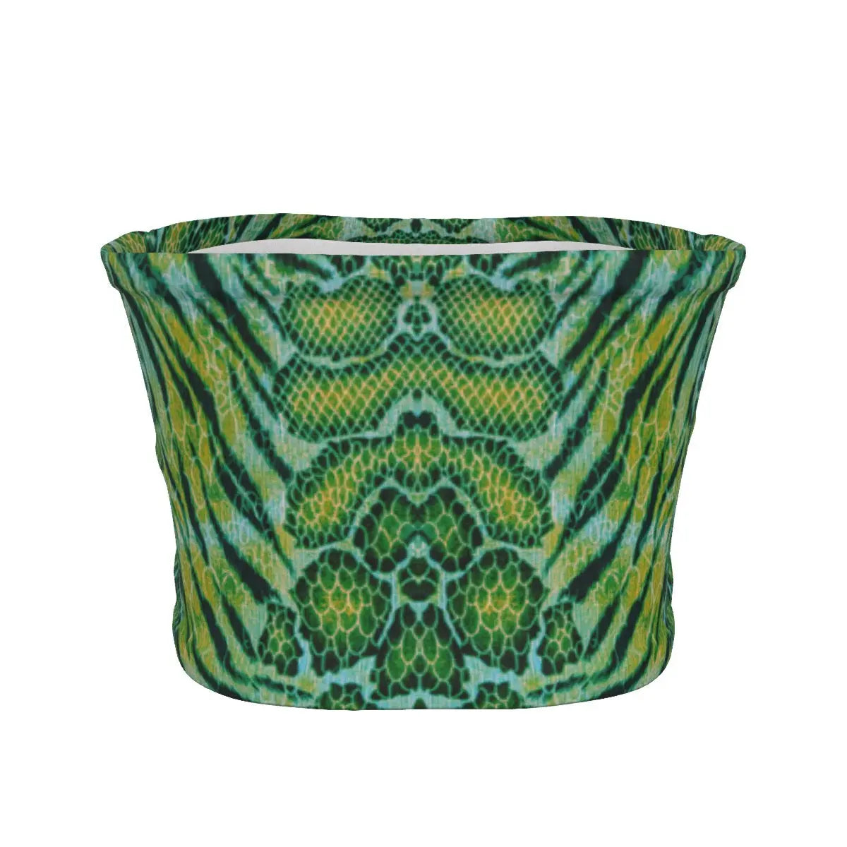 X-Pro Tiger Skin All Over Design Tube Top (Dark Green) My Store By Ari Island