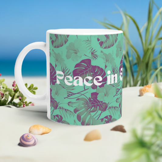Peace in Every Palm - White 11oz Ceramic Mug