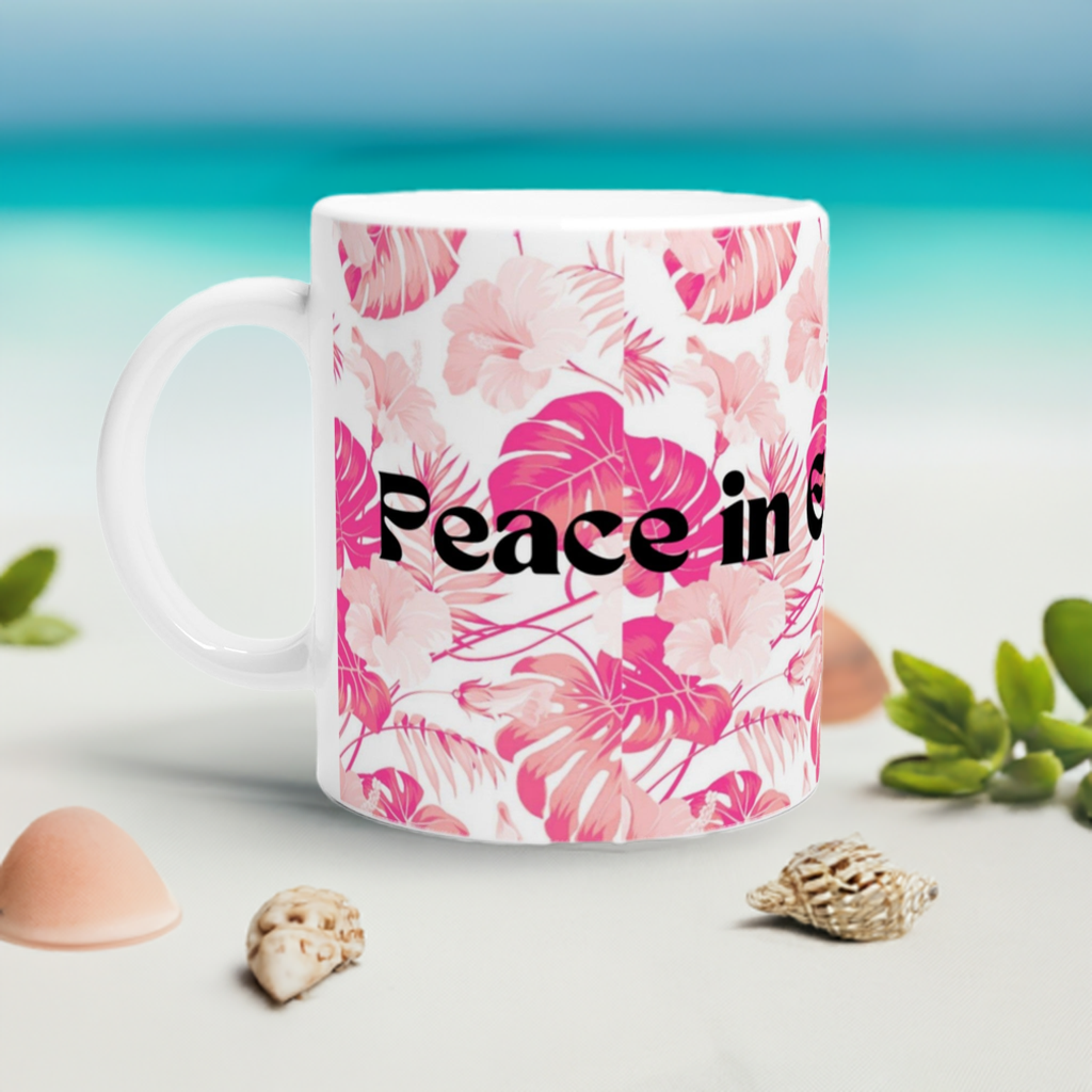 Peace in Every Palm - White 11oz Ceramic Mug
