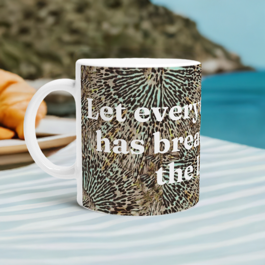 11oz Praise in Every Breath Hazel Zeal Mug - 11oz Ceramic Mug