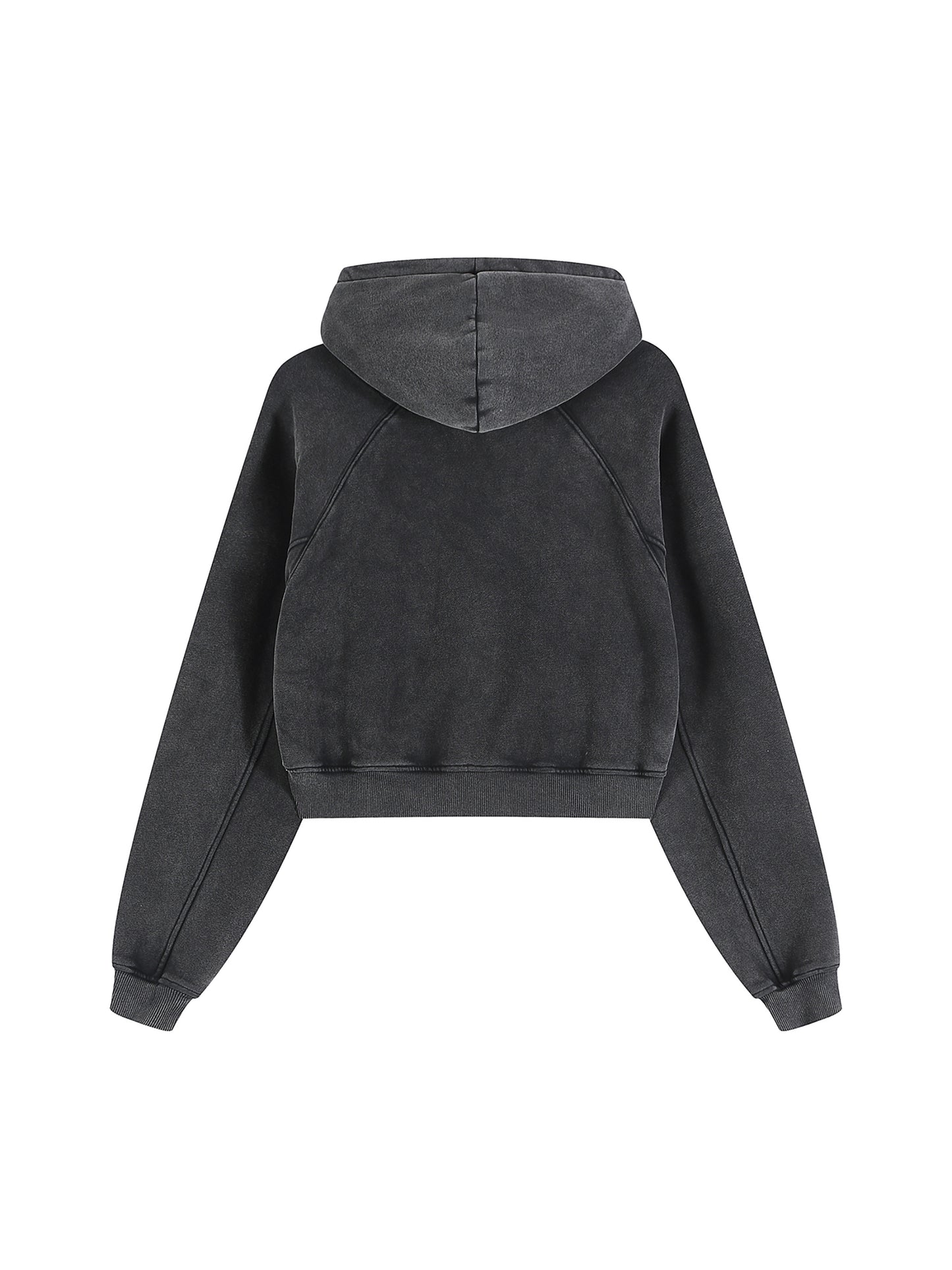 24/7 Amor Snow Washed Cropped Hoodie